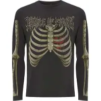 Ginza.se Cradle Of Filth: Unisex Long Sleeve T-Shirt/Skeleton (Black) (Back & Sleeve Print) (XX-Large)
