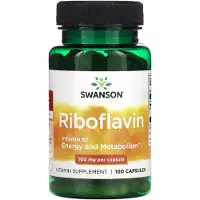Swanson Health Riboflavin, 100 mg, 100 kapslar