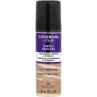 COVERGIRL Olay Simply Ageless, 3-i-1 Foundation, 240 Natural Beige, 30 ml(1 fl oz) black