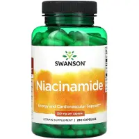 Swanson Health Niacinamid, 250 mg, 250 kapslar