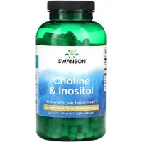 Swanson Health Kolin & Inositol, 250 mg, 250 kapslar