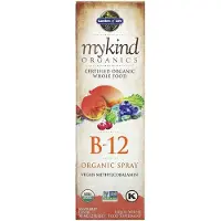 Garden of life , MyKind Organisk, B-12 Organisk Spray, Hallon, 2 fl oz (58 ml)