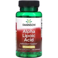 Swanson Health , Alfa-Lipoinsyra, 100 mg, 120 Kapslar