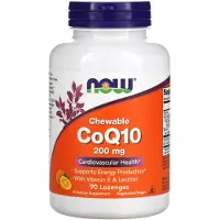 Now , Mumsbar CoQ10 med Vitamin E, Apelsin, 90 Lozenges