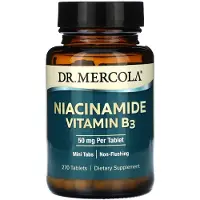 Dr. Mercola , Niacinamid Vitamin B3, 50 mg, 270 Tabletter