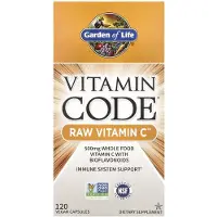 Garden of life Garden of Life, Vitamin Code, RAW Vitamin C, 250 mg, 120 vegetable capsules