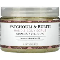 Nubian Heritage , Hand & Body Scrub, Patchouli & Burici, 12 oz (340 g)