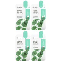 Mediheal Best Korean Sheet Mask - Madecassoside Essential Face Mask 4 lakan fr knsliga flckbengna alla hudtyper terfuktande terfuktande Lug