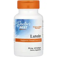 Doctors Best , Lutein, 20 mg, 60 mjuka kapslar