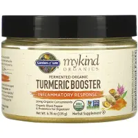 Elämän puutarha,Garden of Life , MyKind Organics, Fermenterad Ekologisk Curcuma Boost, Inflammatorisk Svar, 4.76 oz (135 g)