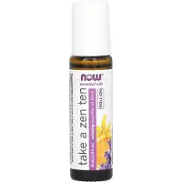 Now Foods, Essential Oils, Take A Zen Ten Roll-On, 1/3 fl oz (10 ml)