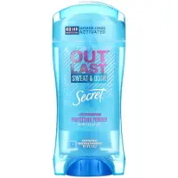 Secret , Outlast, 48 timmar Clear Gel Deodorant, Protecting Powder, 2.6 oz (73 g)