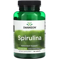 Swanson Health Swanson, Spirulina, 500 mg, 180 tablets