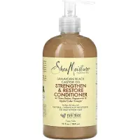 Shea Moisture , Jamaicansk svartkastanjeol förstärk och återställande konditionerare, 13 fl oz (384 ml)