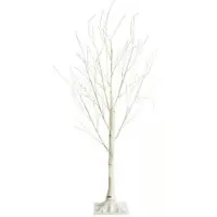 Dekorationsträd - Björk - 120 cm - LED - Vit - Inomhus vit