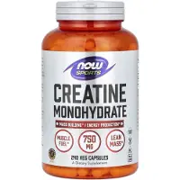 Now , Sport, Creatine Monohydrat, 4,500 mg, 240 Veg kapslar (750 mg per kapsel)