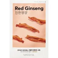 MISSHA Airy Fit Sheet Mask Röd Ginseng 19g * 10 ark beige