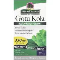 Natures Answer , Gotu Kola, 330 mg, 60 vegetabiliska kapslar
