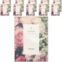 Snp , Haloasis, Brightening Heal Beauty Sheet Mask, 10 sheets, 25ml (0.84fl oz) each