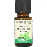 Natures Answer , 100% Pure Organic Essential Oil, Spearmint, 15 Ml (0.5 Fl Oz)