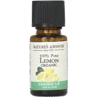 Natures Answer , 100% Ren Pure Organisk Essential Oil, Citron, 0.5 fl oz (15 ml)