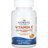 Nordic Naturals , Vitamin C, Extra Styrka, Great Tangerin, 500 mg, 60 Gummies (250 mg per Gummy)
