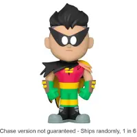 Funko POP! Teen Titans Go! Robin Vinyl Soda Chase skickas 1 på 6