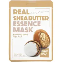 Farm Stay Real Shea Butter Essence Skönhetsmask, 1 Ark, 23 ml(0.78Fl Oz)