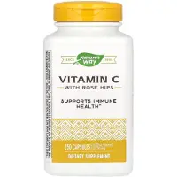 Nature'S Way , Vitamin C med Rosenskal, 250 Kapslar