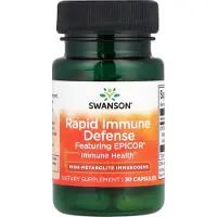 Swanson Health Snabb förbättring av immunförsvaret, 30 kapslar (500 mg per kapsel)