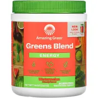 Amazing Grass , Green Blend, Energy, Vattenmelon, 7,4 oz (210 g)
