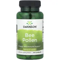 Swanson Health Swanson, Bee Pollen, 800 mg, 100 Capsules (400 mg per capsule)