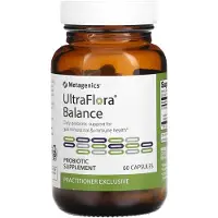 Metagenics , UltraFlora Balans Probiotik, 55 mg (15 miljarder CFU), 60 Caps