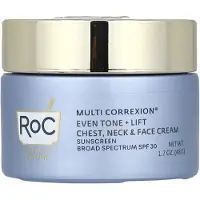 Roc , Multi Correxion, Even Skin Tone + Lifting, Chest, Neck and Face Cream, SPF 30, 48 g (1.7 oz)