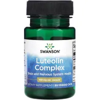 Swanson Health , Luteolin komplex, 100 mg, 30 Veggie kapslar