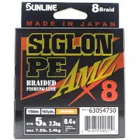 Sunline PE Line X8 Siglon AMZ 150m PE 0,4 5LB Orange (0510) orange