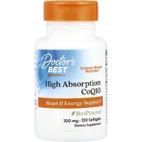 Doctors Best Doctor's Best, highly absorbable CoQ10, 100 mg, 120 softgels