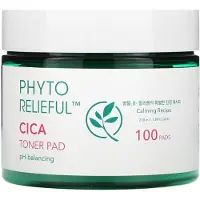 Thank You Farmer Phyto Relieful, Cica Toner Pads, 100 Ark, 210 ml(7,39 flyt. oz)