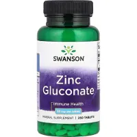 Swanson Health , Zinkglukonat, 30 mg, 250 Tabletter
