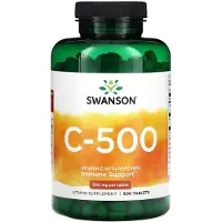 Swanson Health C-500, 500 mg, 500 tabletter