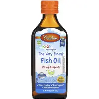 Carlson Labs Barn, Norsk, Premium Fiskolja, Naturlig Apelsin, 200 ml (6.7 fl oz), (2 300 mg per portion)