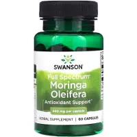 Swanson Health Fullspektrum Moringa Oleifera, 400 mg, 60 kapslar