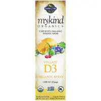 Garden of life Garden of Life, MyKind Organics, Vegan D3 Organic Spray, Vanilla, 25 mcg (1,000 IU), 2 fl oz (58 ml)