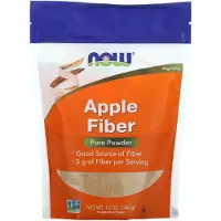 Now , Äppelfiber, Ren Powder, 12 oz (340 g)