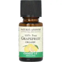 Natures Answer , Organic Essential Oil, 100% Pure Grapefruit, 0.5 Fl Oz (15 Ml)