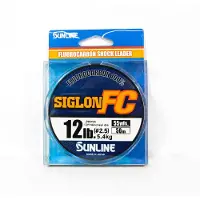 Sunline Fluorocarbon Leader Siglon FC 100% 50m 12lb Diameter 0,29mm (8302) ren