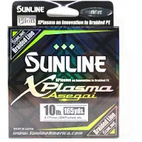 Sunline PE Line Asegai Xplasma 165yds PE 1 10lb Mörkgrön (5103) mörkgrön färg