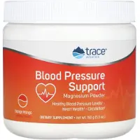 Trace Minerals Trace, Blood Pressure Support Magnesium Powder, Orange Mango, 5.3 oz (150 g)