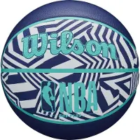 Wilson basketboll NBA DRV PLUS Dazzle Camo BSKT Indigo, stl. 6