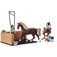 Schleich - Horse Club - Washing area with Emily & Luna